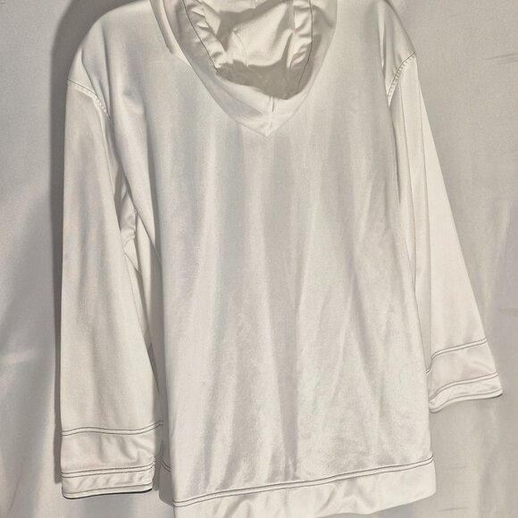 BEAUXART sportswear hooded athletic jacket, white from Europe in size XL - Picture 14 of 16